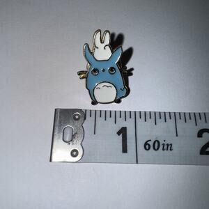 Small Blue Bunny Rabbit Pin Brooch